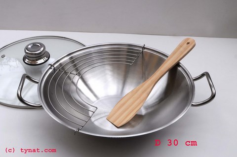 Wok en inox Artame